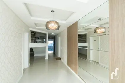 A cozinha ou kitchenette de Cobertura duplex com vista para o mar e jacuzzi