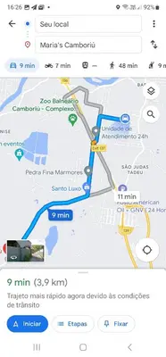A planta de Apartamento Balneário Camboriú