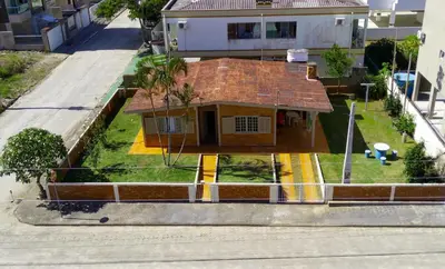 O edifício onde a casa de férias está situado