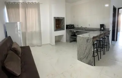 A cozinha ou kitchenette de Nino's Residence - 150m da Praia de Mariscal