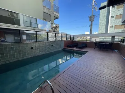 A piscina em ou perto de Anito Petry Residence - Apto para 7 pessoas na Praia de Palmas