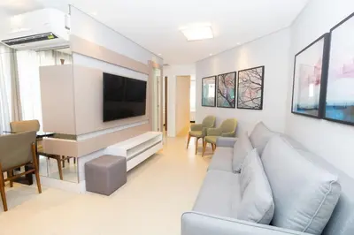 A planta de Apartamento 221D – Edifício Boulevard em Bombinhas