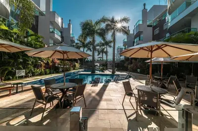 A planta de Apartamento 221D – Edifício Boulevard em Bombinhas