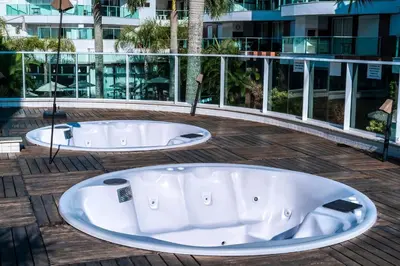 A planta de Apartamento 221D – Edifício Boulevard em Bombinhas