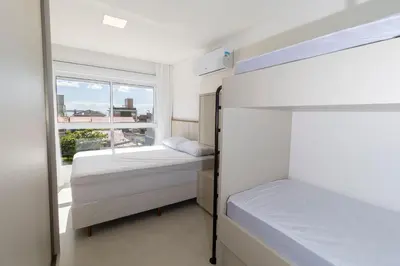 A planta de Puntarenas 202 - Apto 2 suítes à 80 metros da Praia do Mariscal