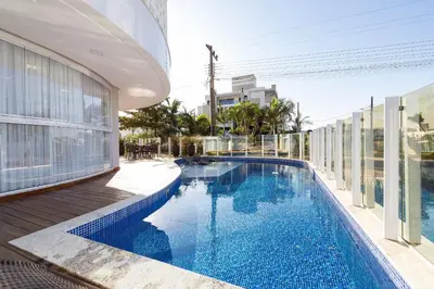 A planta de Puntarenas 202 - Apto 2 suítes à 80 metros da Praia do Mariscal
