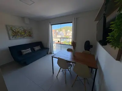Uma área de estar em Residencial Brisa do Mar