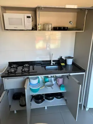 A cozinha ou kitchenette de Residencial Brisa do Mar