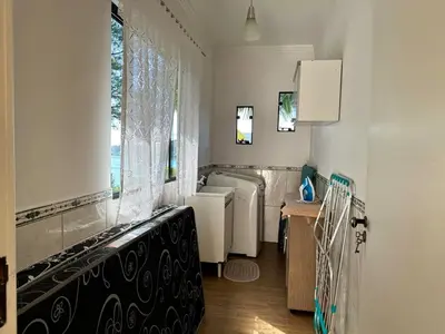 Uma cama ou camas num quarto em Casa com vista para o mar em Governador Celso Ramos