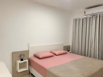 A planta de Apto confortável com 3 quartos