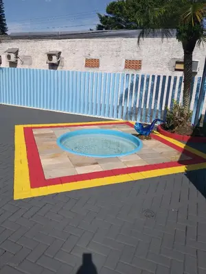 A piscina em ou perto de AP com Piscina em Porto Belo