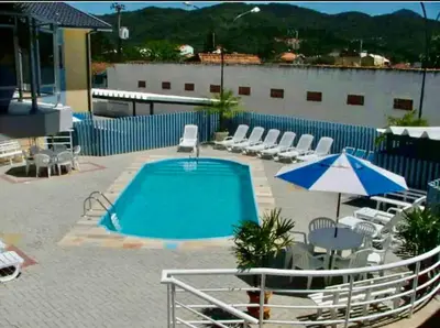 A piscina em ou perto de AP com Piscina em Porto Belo