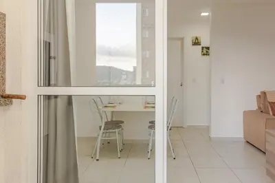 A planta de Vista Atlântico: Cond. Arborizado em Itapema P1474
