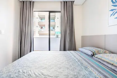 Uma cama ou camas num quarto em Casa Neves em Bombas