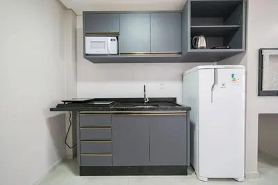 A cozinha ou kitchenette de Residencial Florida Premium