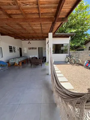 Um pátio ou outra área exterior em Casa na Praia de Palmas