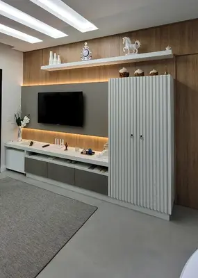 A planta de Apartamento Amplo próximo Praia