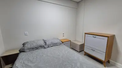 A planta de Apartamento Amplo próximo Praia