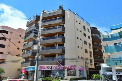 O edifício onde o apartamento está situado