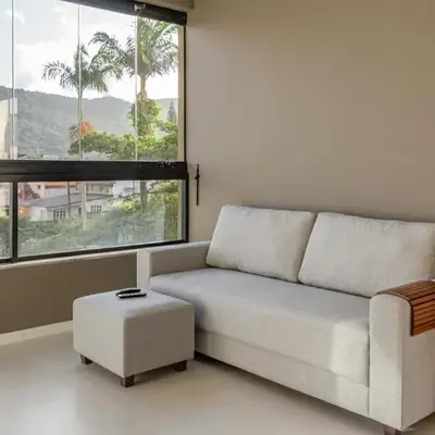 Apto 250 m da Praia c/ Churrasq. e Terraço PD7076