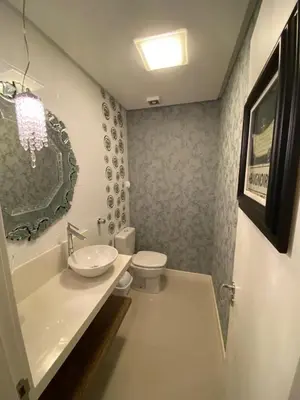A planta de FRENTE MAR - 3 SUITES - 2 VAGAS