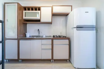 A planta de Aluguel Apartamento 3 quartos sendo 1 suíte em Bombinhas
