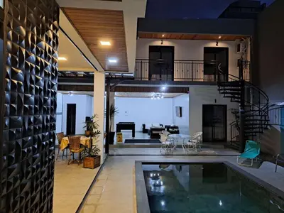 A piscina em ou perto de Hospedaria da Barra BC