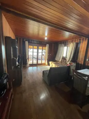 Uma cama ou camas num quarto em Casa deck caixa d´aço