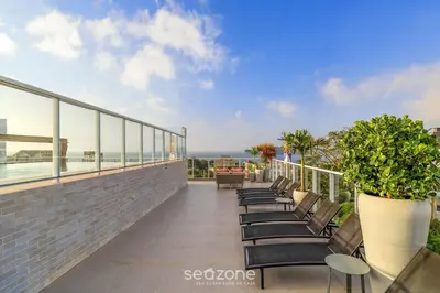 Uma varanda ou terraço em Lindos Studios VEC