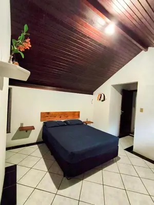 Uma cama ou camas num quarto em Cabelera's House