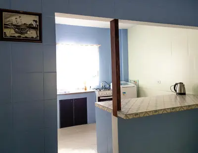 A cozinha ou kitchenette de Apartamento Canto Da Praia Itapema