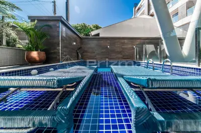 A piscina em ou perto de Mario Guilherme - Apto 202 - Lindo apartamento condomínio de alto padrão com piscina e academia.