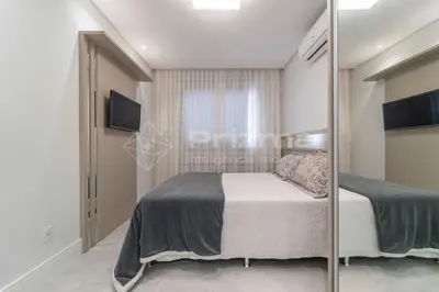 Uma cama ou camas num quarto em PM 304 · Excelente Apartamento de 2 quartos em condomínio com Piscina e Academia