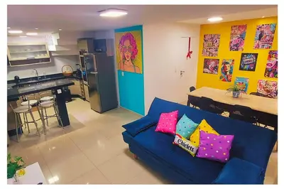 A cozinha ou kitchenette de Apartamentos com 2 quartos na Praia de Itapema bairro Meia Praia