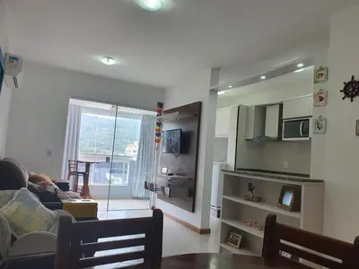 A cozinha ou kitchenette de Cantinho Aconchegante Bombinhas