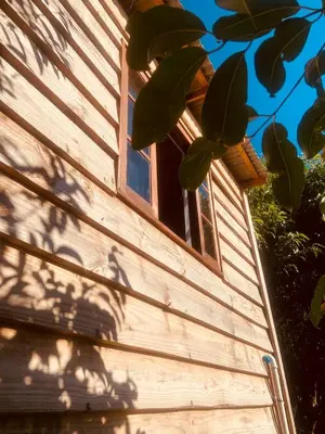 O edifício onde a casa de férias está situado