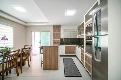 A planta de Apartamento duplex térreo com super SPA