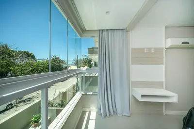 A planta de Apartamento duplex térreo com super SPA