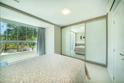 A planta de Apartamento duplex térreo com super SPA