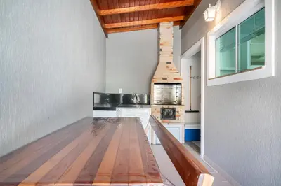 A planta de Apartamento duplex térreo com super SPA