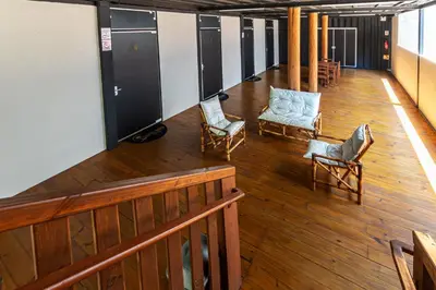 Uma área de estar em Hotel Gigante Beach Itapema