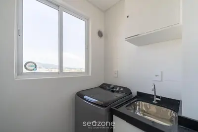 A planta de Apto 2Q c/ varanda em Itapema RSN301