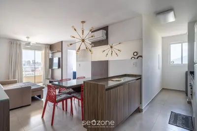 A planta de Apto 2Q c/ varanda em Itapema RSN301