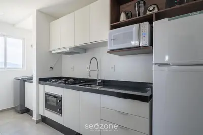 A planta de Apto 2Q c/ varanda em Itapema RSN301