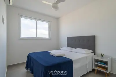A planta de Apto 2Q c/ varanda em Itapema RSN301
