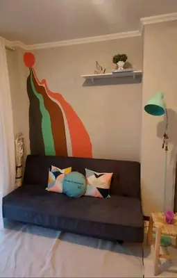 Uma área de estar em Cobertura Duplex 250m da Praia, Férias Perfeitas