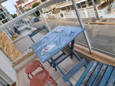 Uma varanda ou terraço em Cobertura Duplex 250m da Praia, Férias Perfeitas