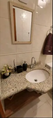 Uma casa de banho em Cobertura Duplex 250m da Praia, Férias Perfeitas