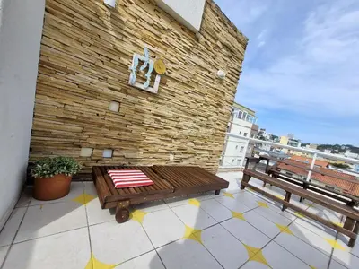 Uma varanda ou terraço em Cobertura Duplex 250m da Praia, Férias Perfeitas