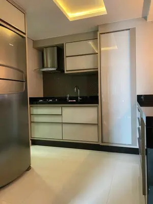 A cozinha ou kitchenette de Beira Mar com Excelente Localização